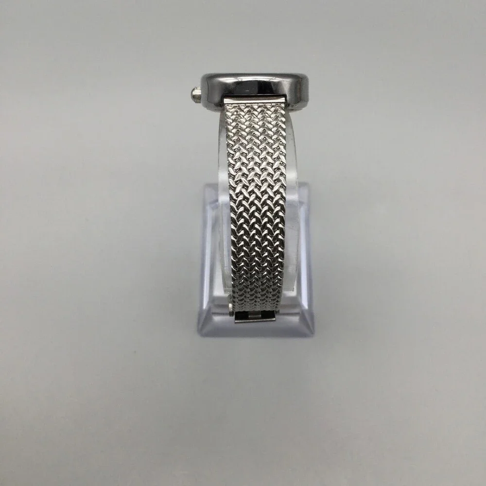 Sunlifex Womens Watch 23mm MOP Dial Silver Tone Mesh Stainless New Battery